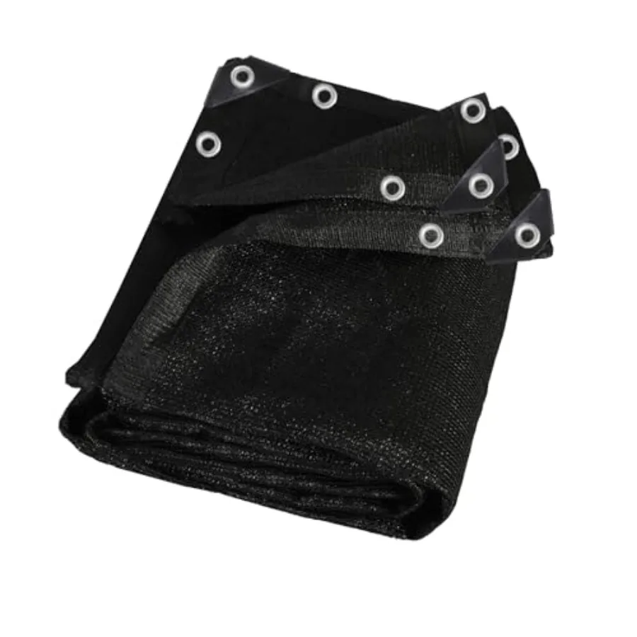 

Прочная затеняющая сетка-тент (90% затенения) с усиленными краями и люверсами – для укрытия растений на улице, патио, томатов, сараев, вольеров, домиков 1