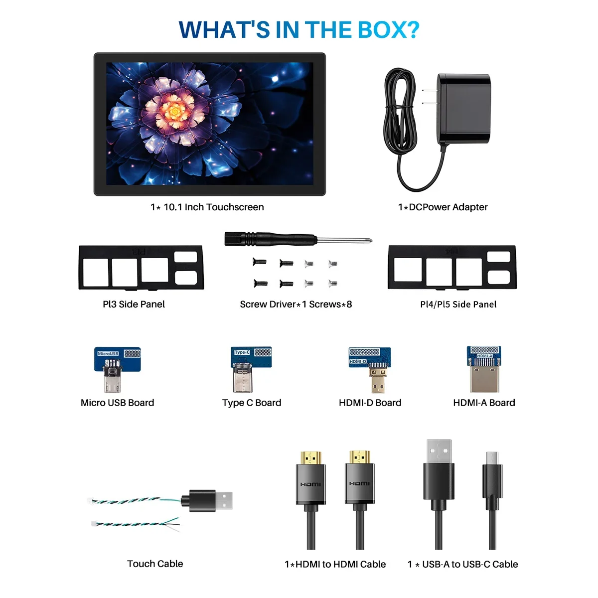 Imagem -05 - Monitor de Toque para Software Rdk Jetson Raspberry pi Ips 1280x800 Tela Suporte para pc Laptops Xbox Switch Ps4 10.1