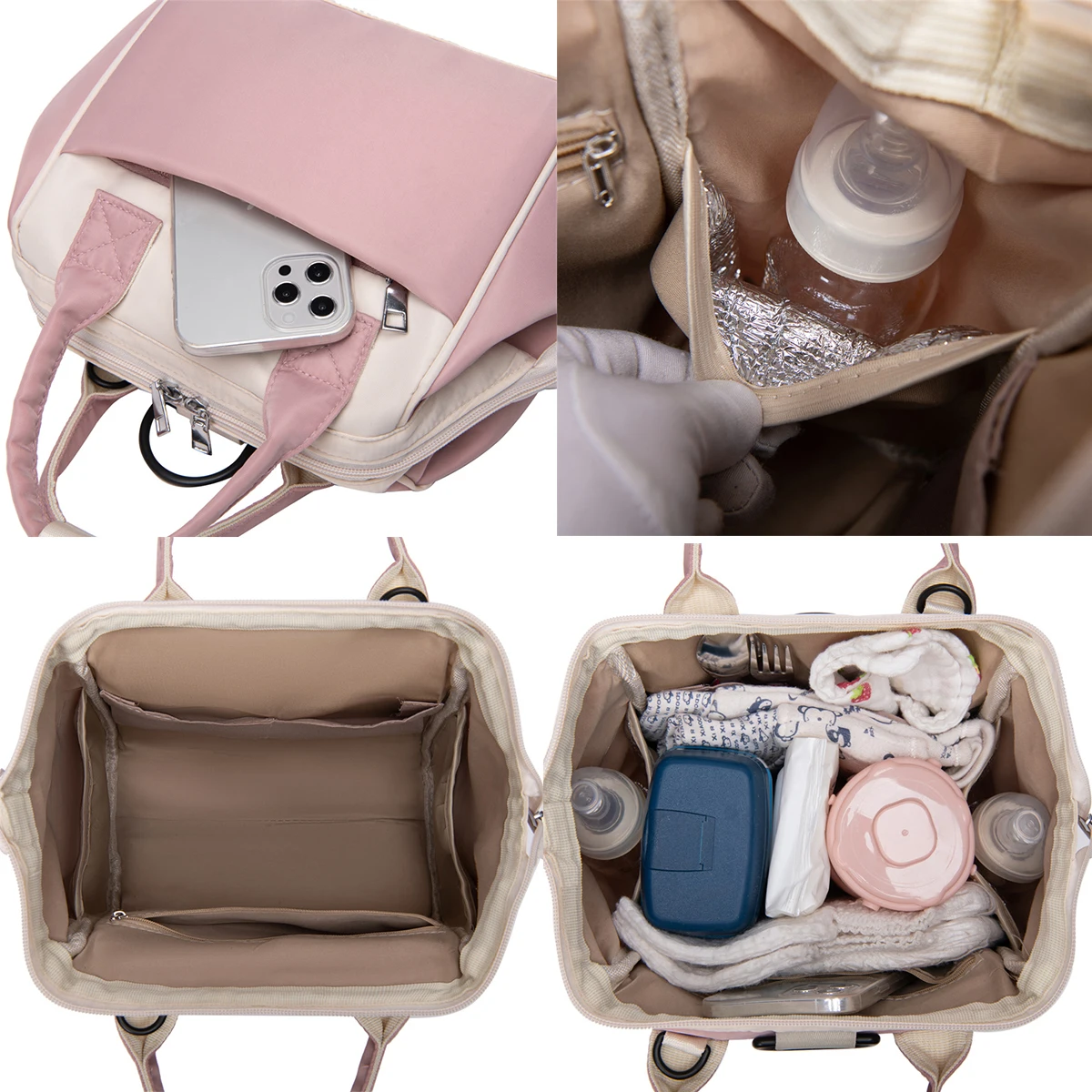 Waterproof Diaper Bag Large Capacity Mommy Travel Bag Multifunctional Maternity Mother Baby Stroller Bags Organizer Mummy Bag