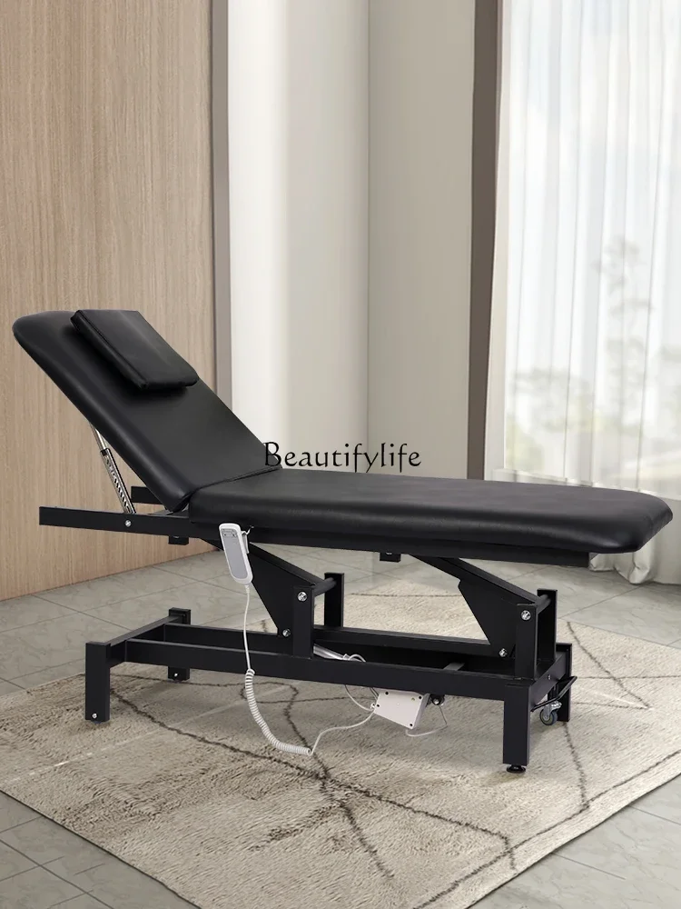 02Electric Lifting Massage Bed Multi-Functional Bone Setting Massage Couch for Traditional Chinese Medicine Physiotherapy