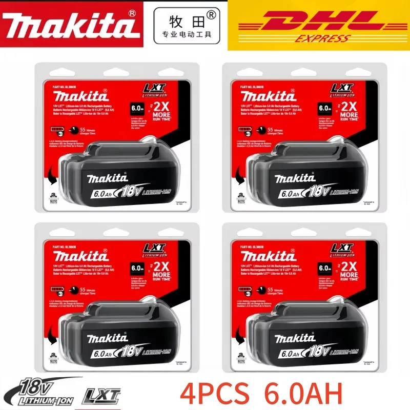 Oryginalna bateria Makita 9000mAh z 2026 roku, popularna bateria 18V do narzędzi, zamiennik do DHR202 DJV182 DDF487 DTW700 DGA404 DTD173