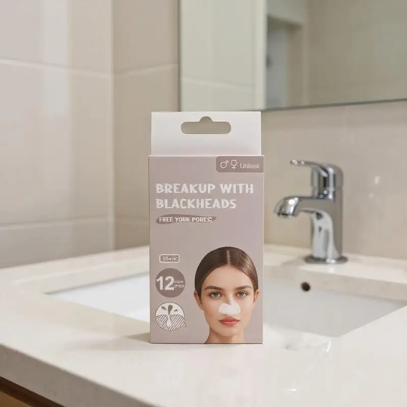 شرائط الأنف لإزالة الرؤوس السوداء وحب الشباب - قناع التنظيف العميق لفتح المسام لتنظيف الأنف والعناية بالبشرة الفورية