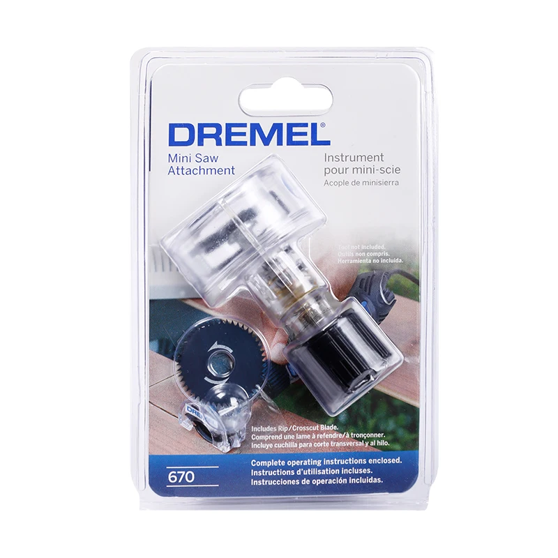 

Bosch Dremel Accessories Electric Grinding Machine Accessories Grinding Head Brush Head Cutting Piece 670-01 Mini Saw Attachment