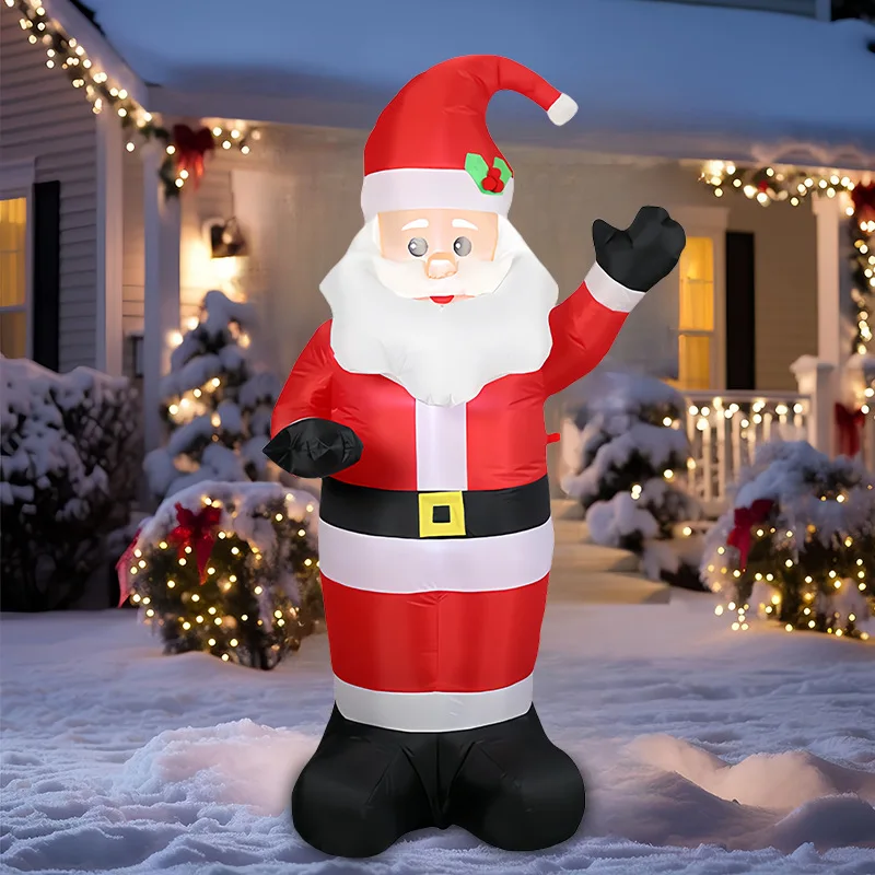 

Large Inflatable Snowman Doll Santa Claus Decor Christmas Decorations for Home Outdoor Yard Xmas Lamp Props Decor Ornaments