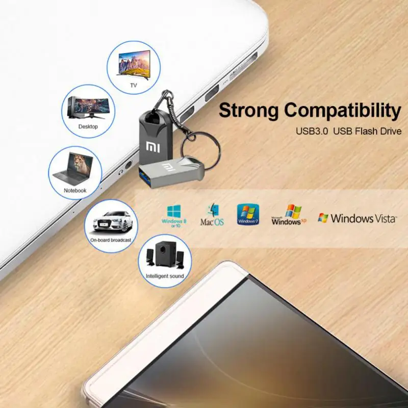 샤오미 C 타입 USB 플래시 드라이브, OTG 2 in 1 USB 스틱, 3.0 펜 드라이브, 1TB 방수 펜 드라이브, 2 Tb USB 메모리 디스크, PS5, PS4 게임용