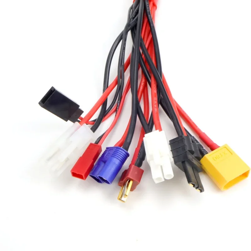 Kabel do akumulatorów Imax B6 B6AC Ładowarka RC Adapter Złącze Ładowarka 8 w 1 XT60 TRX Tamiya Lipo do samochodów RC i dronów
