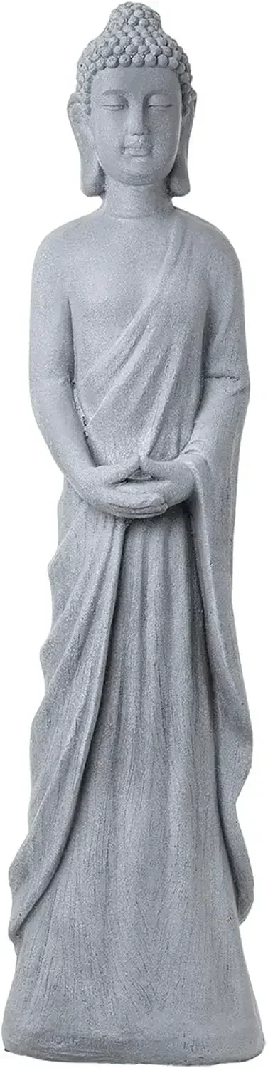 

Gray Standing Outdoor Garden Statue Cement Buddha