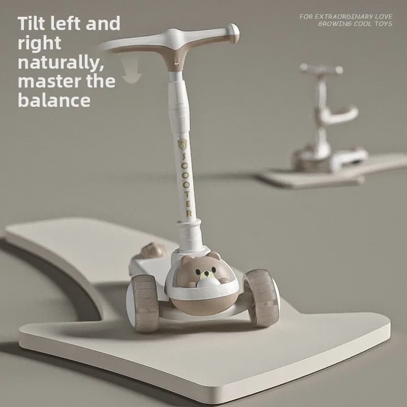 3 in 1幼児用スクーター、親用プッシュハンドル付き幼児用スクーター、屋外乗用玩具、男の子と女の子への誕生日プレゼント