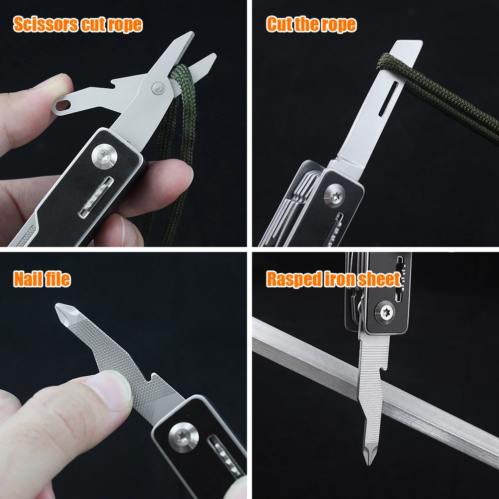 Multifunctional Swiss Army Knife Portable Pocket Folding Knife Scissors Outdoor Camping Survival Multi-tool Knives Bottle Opener