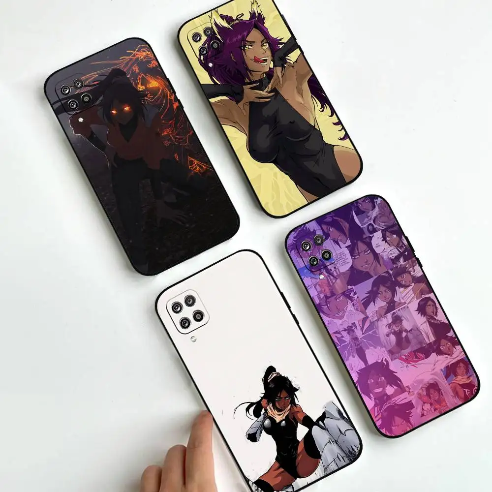 Yoruichi Shihoin Bleach Anime Phone Case For Samsung Galaxy S21 S22 S23 S24ULTRA S25ULTRA FE Ultra Plus5G A52S S26 Soft Cover