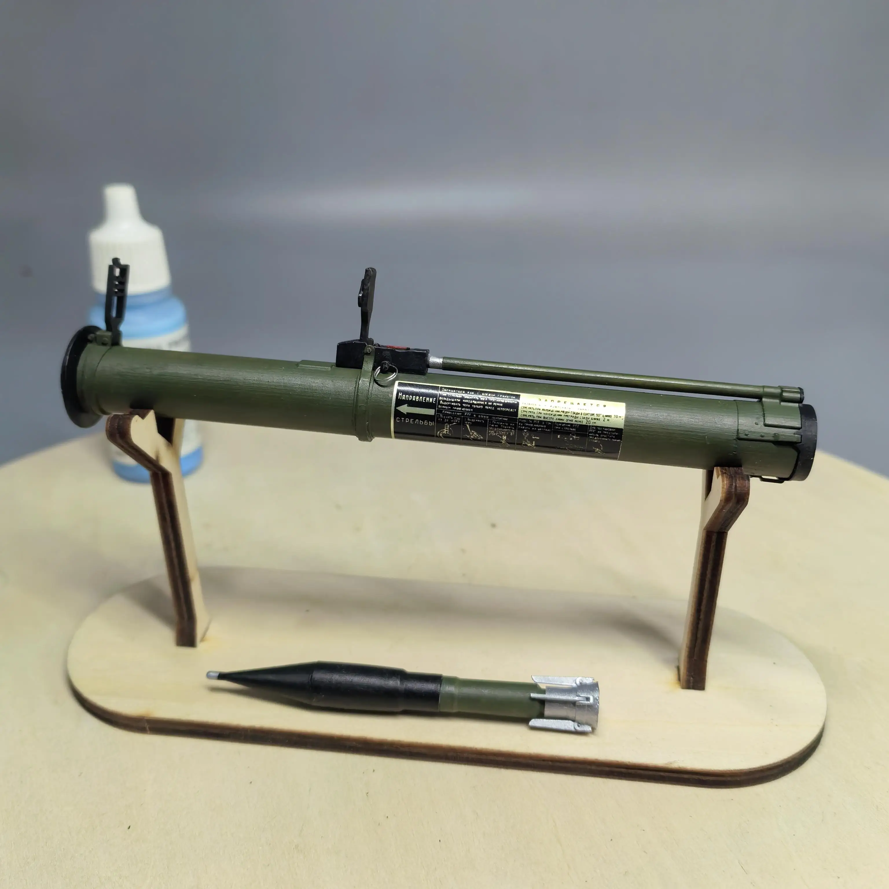 1/6 مقياس العمل العسكري الشكل ملحق RPG-26 Aglen المتاح قاذفة الصواريخ ثلاثية الأبعاد مطبوعة مصغرة لعبة مجسمة بندقية #4