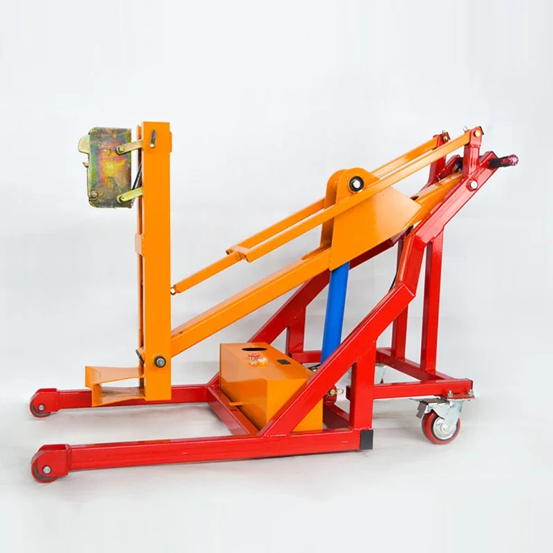 Portable Electric Forklift 500KG Small Forklift Oil Drum Handling Truck electric lift loading and unloading truck