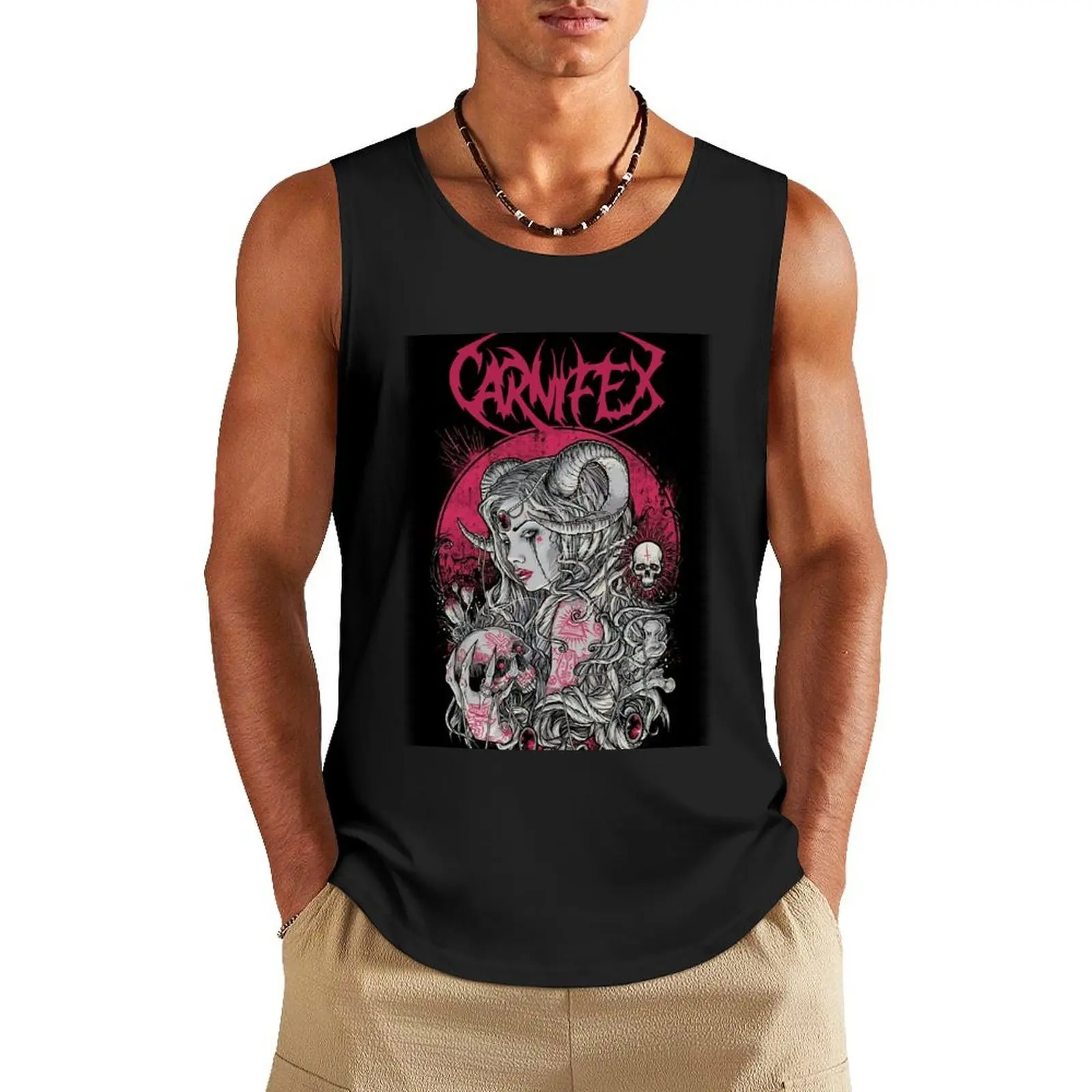 

Gifts For Women Whoracle Art By Carnifex Funny Graphic Gift Tank Top gym sexy clothes men Gym man anime gym
