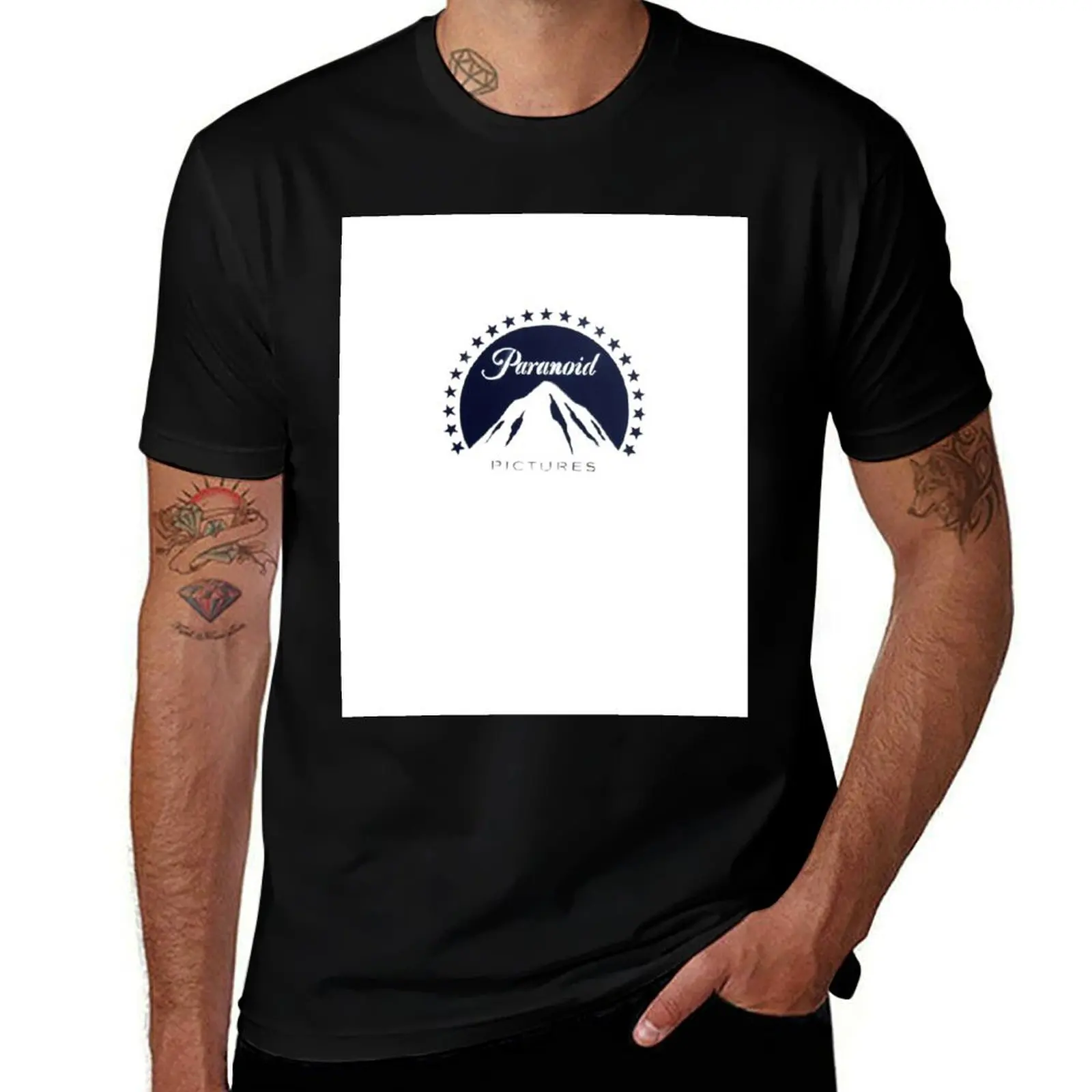 Banksy Paranoid Pictures stencil art graffiti T-Shirt Casual Trendy Streetwear Tee Shirt T-Shirt
