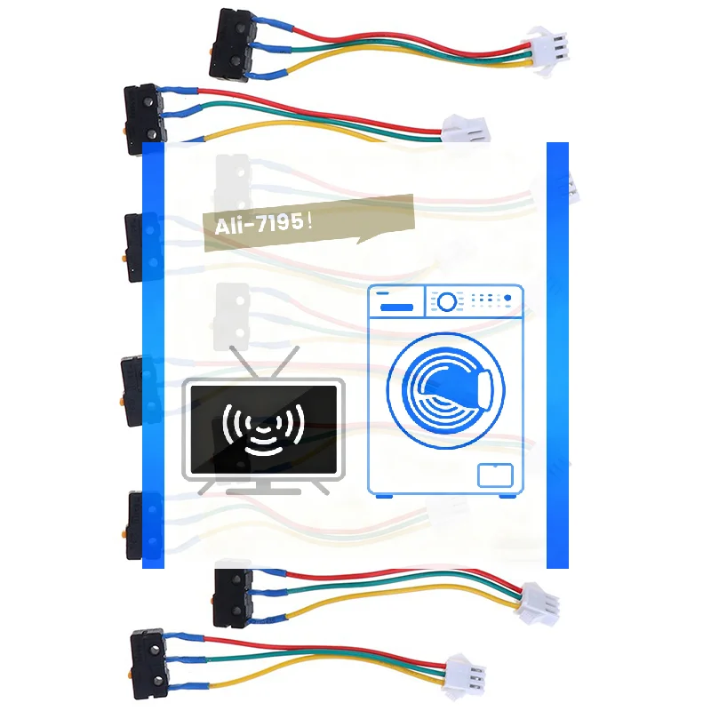10pcs Gas Water Heater Micro Switch Three Wires Small On-off Control