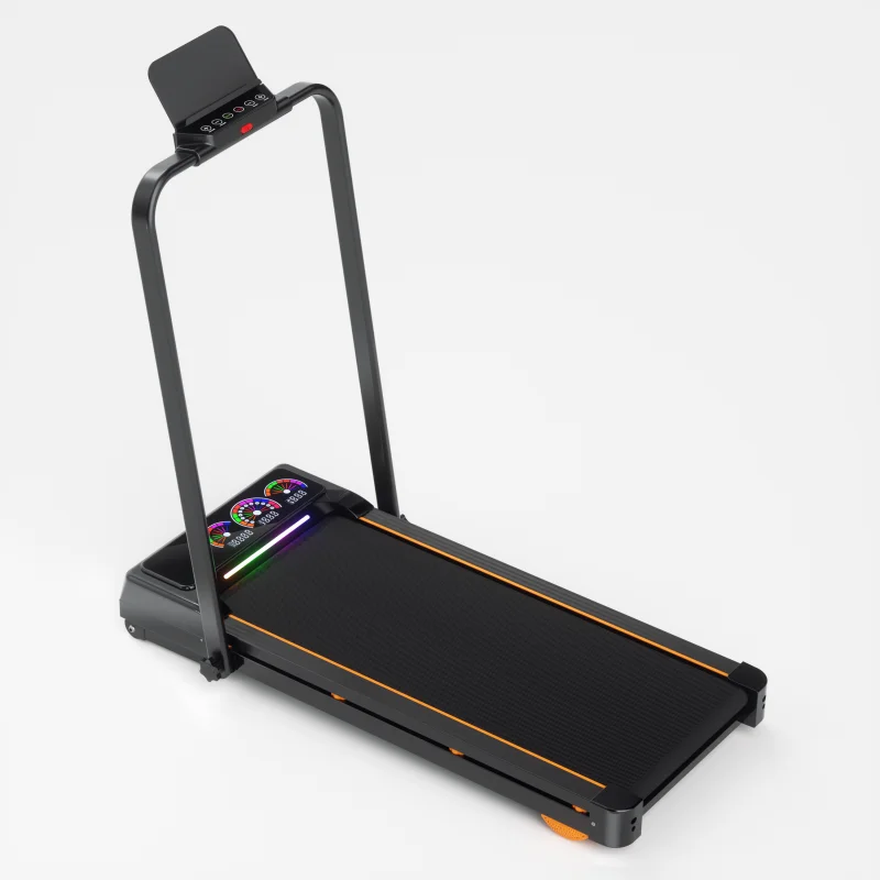 

2025 Portable Home Fitness Foldable Electric Walking Pad With Handle Incline Workout Smart Treadmill Intelligent Control