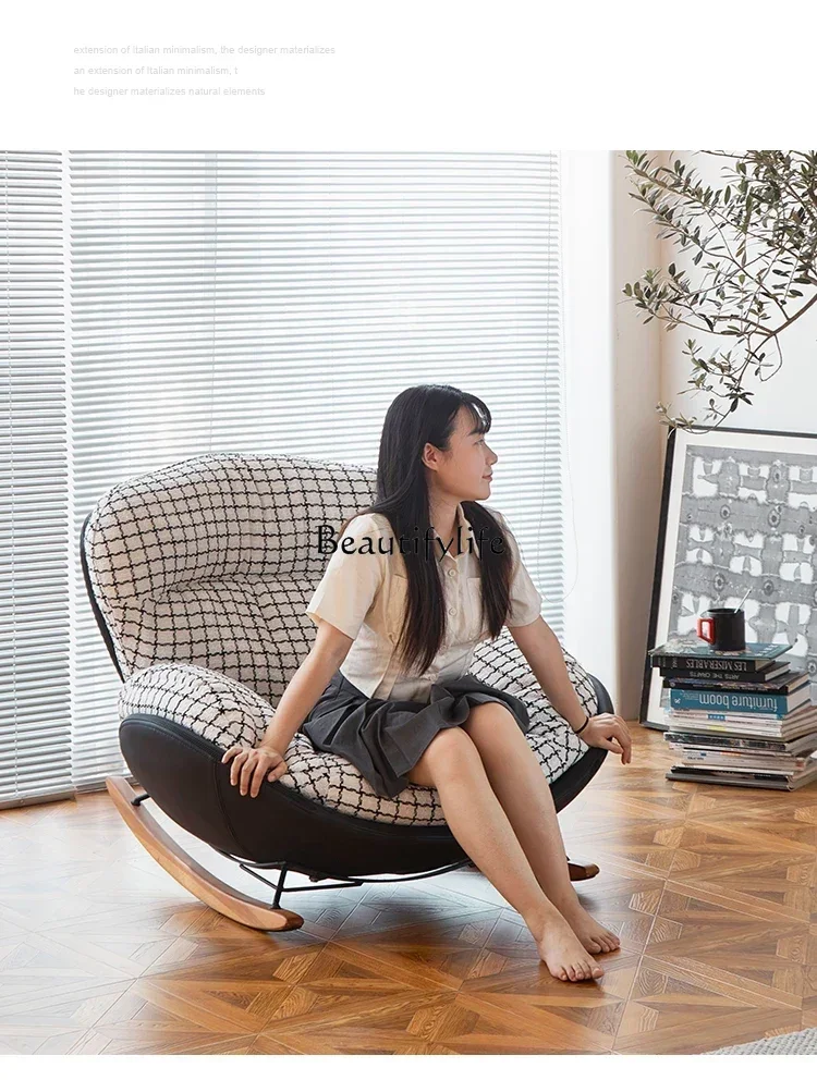 

Скандинавский дизайнерский диван-кресло для отдыха, тканевый поворотный диван-кресло для гостиной с улиткой