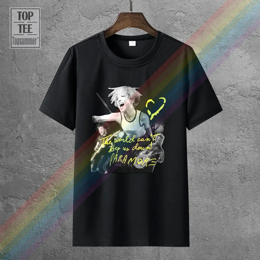 

Paramore Mens T Shirt The World Can'T Keep Us Down