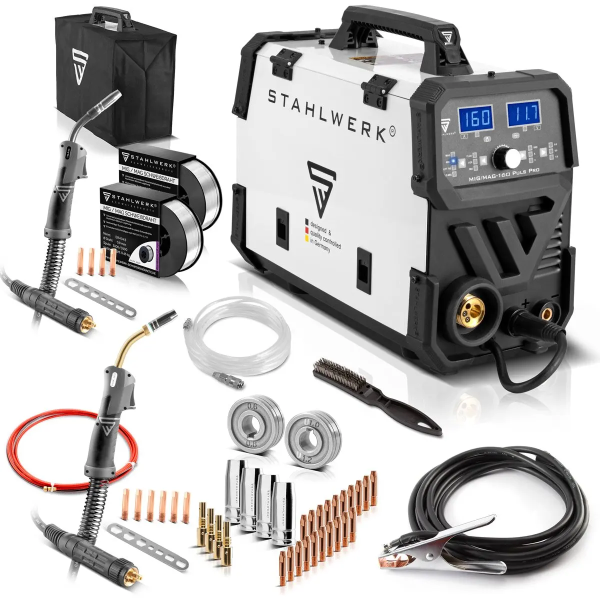Stahlwerk &Vector Portable Laser Welding Machine MIG TIG ARC/STICK MMA IGBT Inverter Welder 220V New Condition