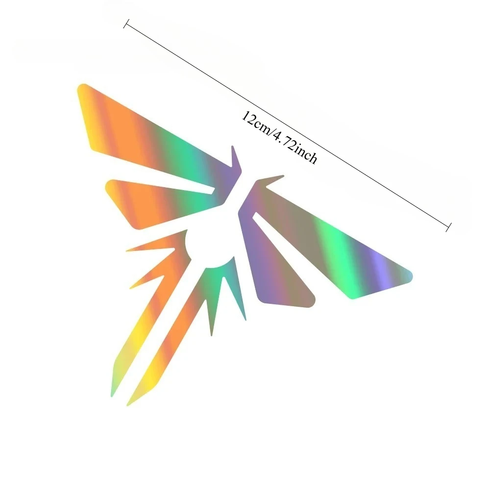 The Last of Us اليراعات ملصق سيارة شاحنة الوفير الزجاج الأمامي مضحك شارات الفينيل لعبة فيديو محمول التصميم اكسسوارات الديكور