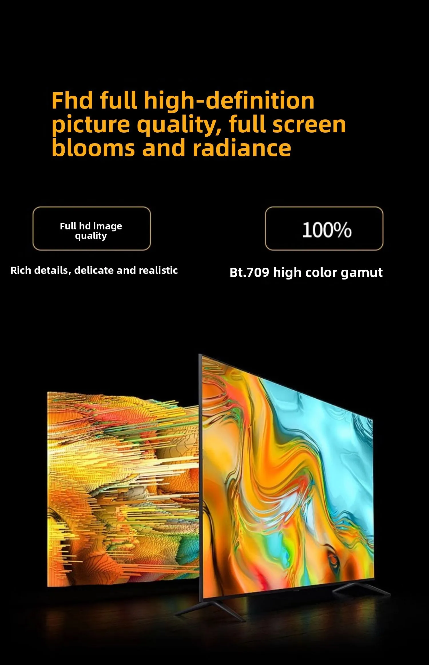 تلفزيون بروتوكول إنترنت ذكي للمنزل عالي الوضوح بدقة 4K LCD مقاوم للانفجار #4