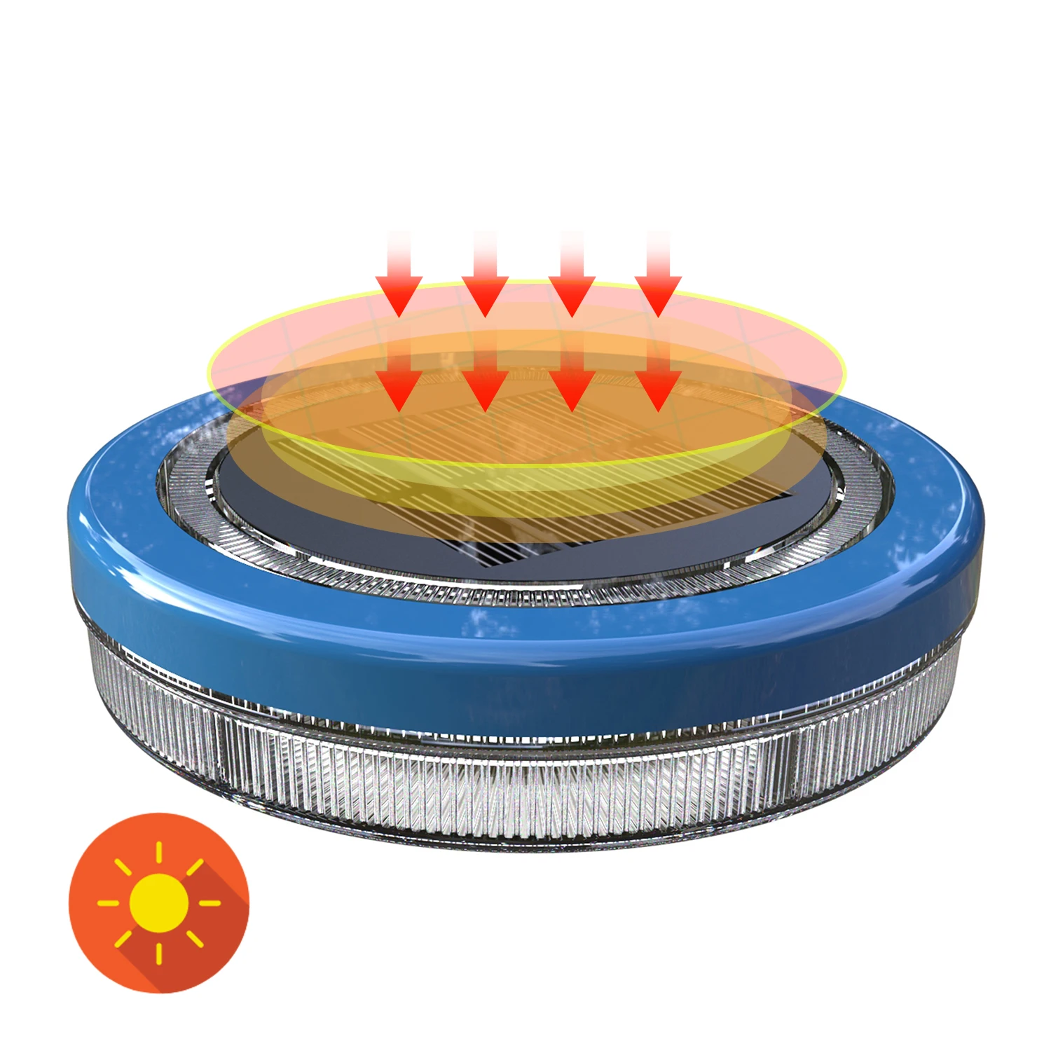 Digital Solar Swimming Pool Light 2023 Summer season IP68 waterproof floating light children toy swimming pool light