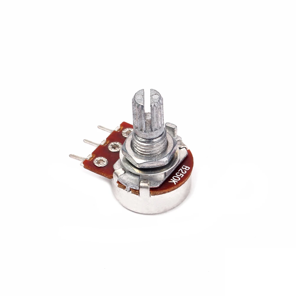 

Guitar Accessory B250K Mini Short Knurled Split Shaft Straight Pot Guitar Potentiometers Shaft Volume and Tone Controls