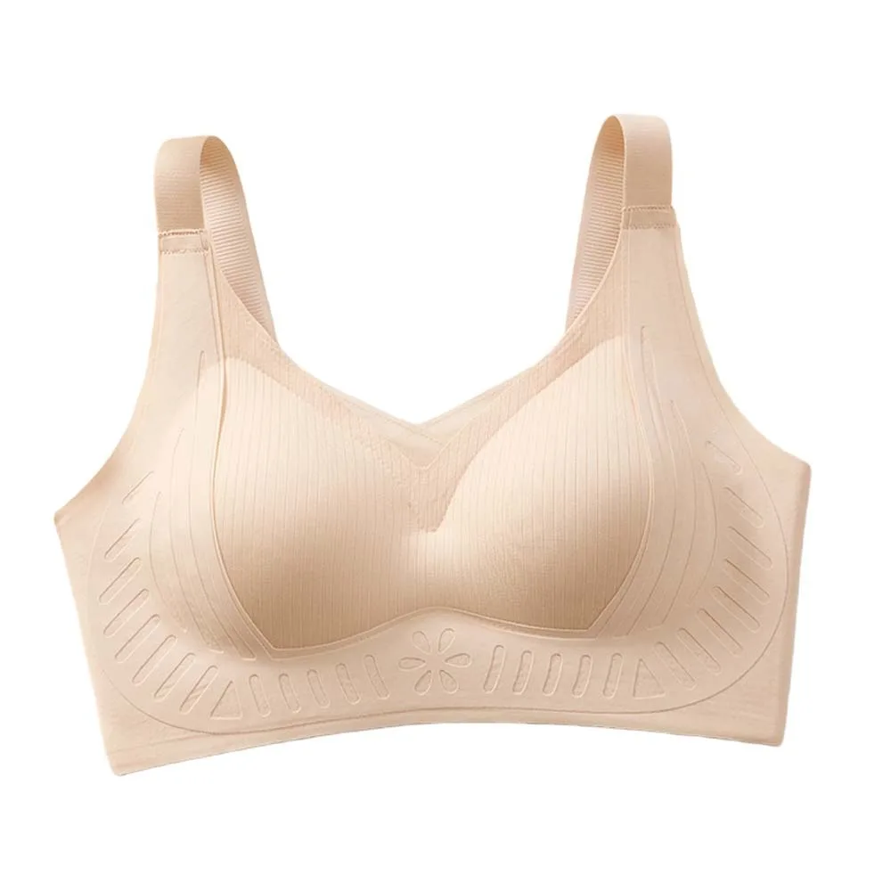 

Close-fitting Wireless Deep V Bra Anti-sagging Traceless Push Up Underwear Adjustable Gathered Breasts Seamless Bras Girls Women