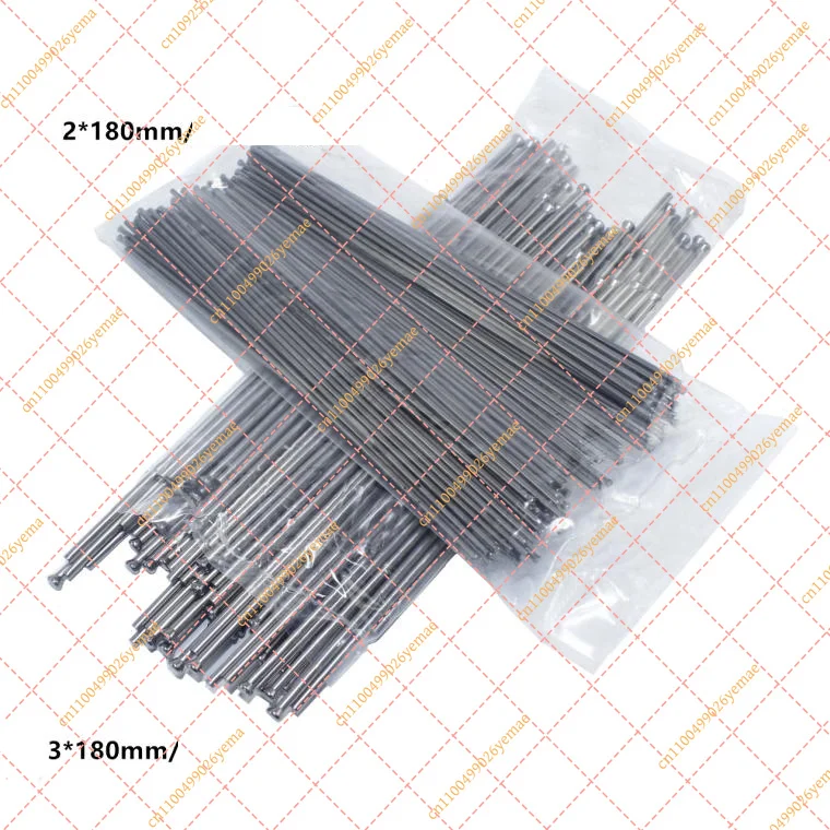 Pneumatic Rust Remover Needle Gun - 180mm Standard Steel Chisel Pins (2mm, 3mm, 4mm) for Air Derusting Hand Tool