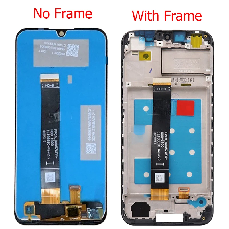 5.71Inch For Huawei Y5 2019 LCD Display Touch Screen Digitizer Assembly AMN-LX9 LX1 LX2 LX3 With Frame