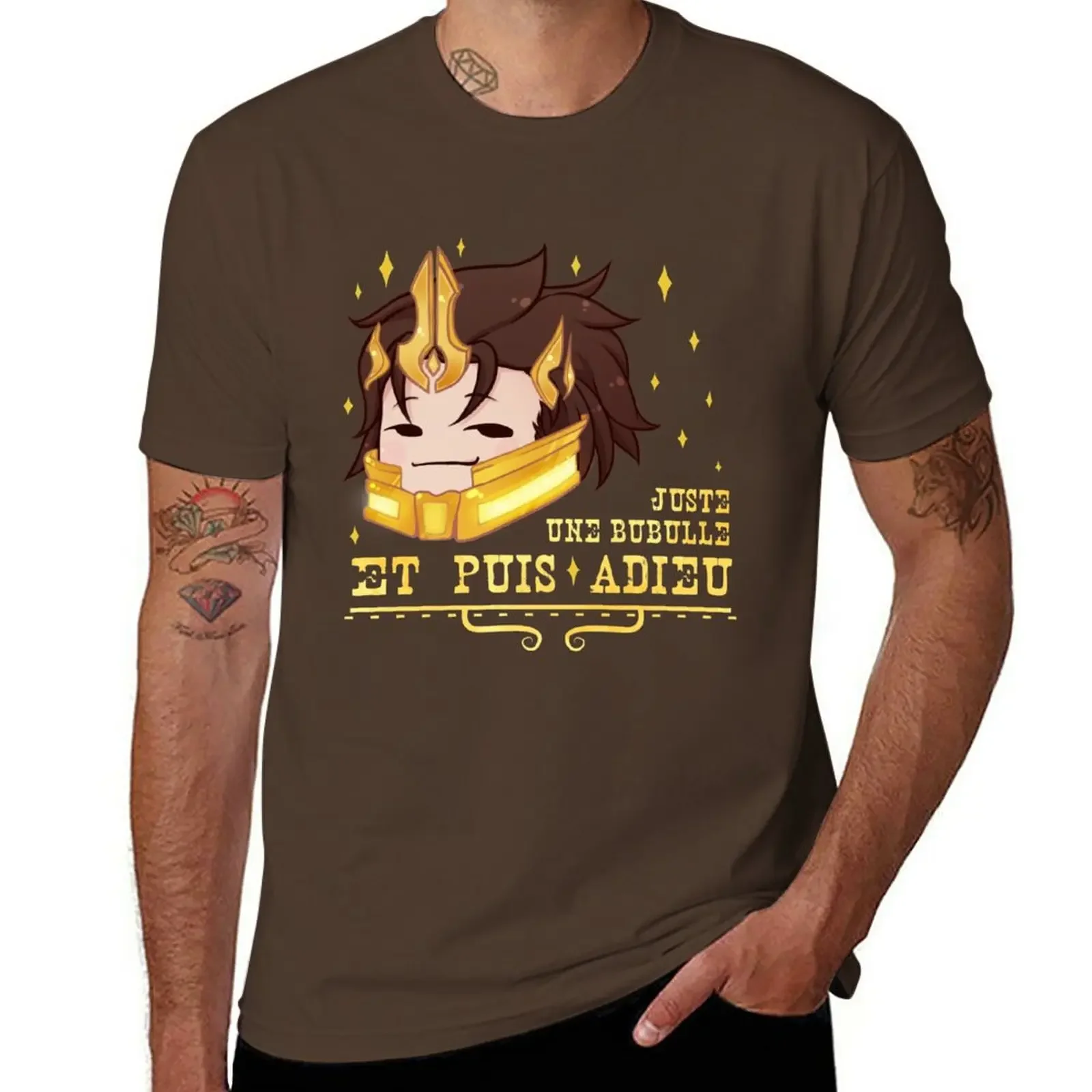 

New Paladin - THE BUBULLE T-Shirt anime t-shirts man kawaii clothes boys white t shirts men workout shirt