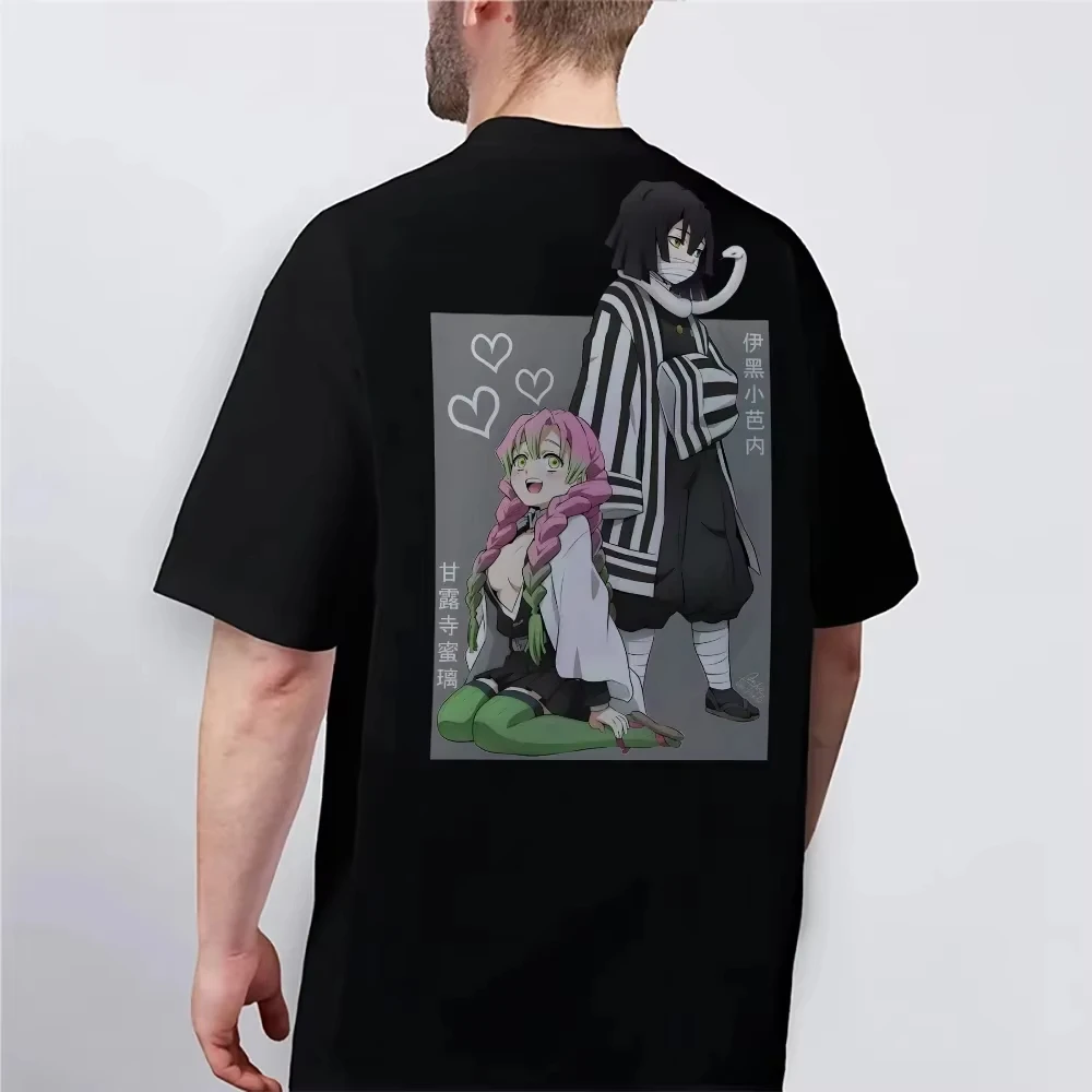 Demon Slayer Anime Classic Characters Bedrucktes T-Shirt für Herren und Damen, T-Shirt für Herren, Top, Sport-T-Shirt, Herren-T-Shirt, Harajuku