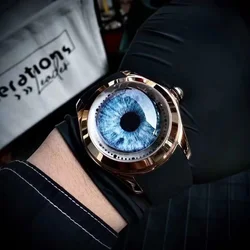 Eye in The Sky 3D Bubble Men's Watch Vampire Imported Movement Clown Mechanical Watches