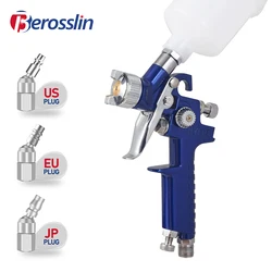 Mini pistola pulverizadora de H-2000PA para reparación de cuero, herramienta de pulverización respetuosa con el medio ambiente, boquilla de 0,8 MM, 1,0 MM, taza de 100ml, HVLP