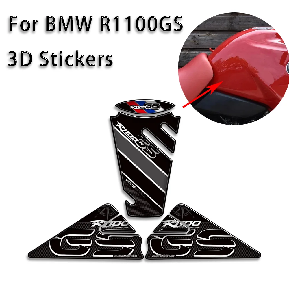 

Tank Knee Pad Grips Stickers For BMW R1100GS R 1100 GS R1100 GSA ADV Adventure Motorcycle Protector Gas Fuel Oil Kit Decals