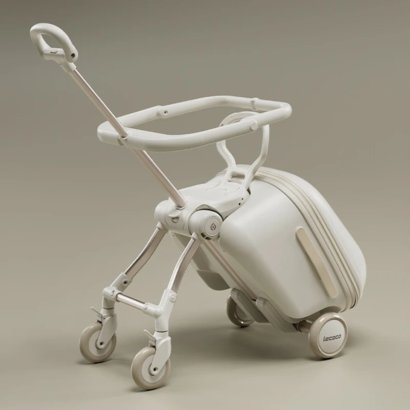 Maleta de Viaje 2 en 1 Desmontable para Niños con Asiento y Carrito Desmontable - Puede Usarse como Silla de Paseo de 20 Pulgadas