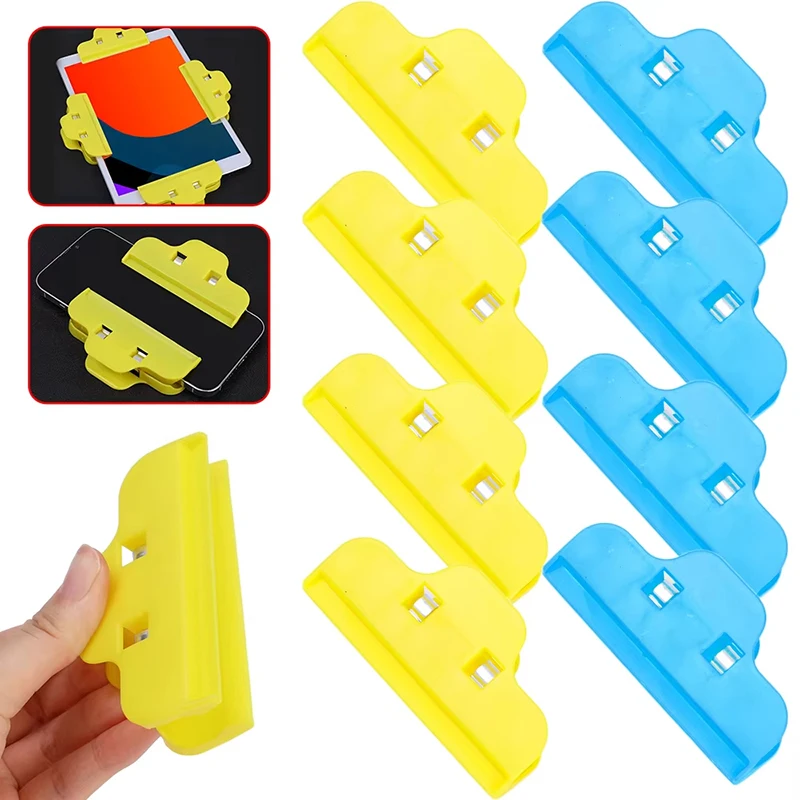10PCS Fixing Clip Plastic LCD Screen Repair Clamp Adjustable Tilt Screen Opening Glue Fixing Fixture Phone Screen Repair Tools
