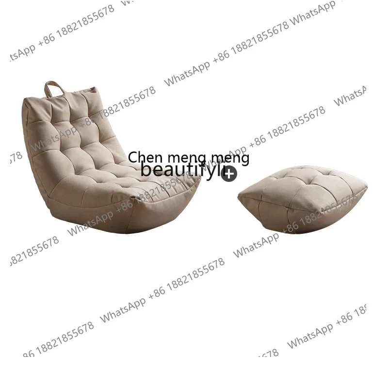 X 32 Light luxury simple lazy sofa can sleep and lie down tatami recliner single small sofa small apartment