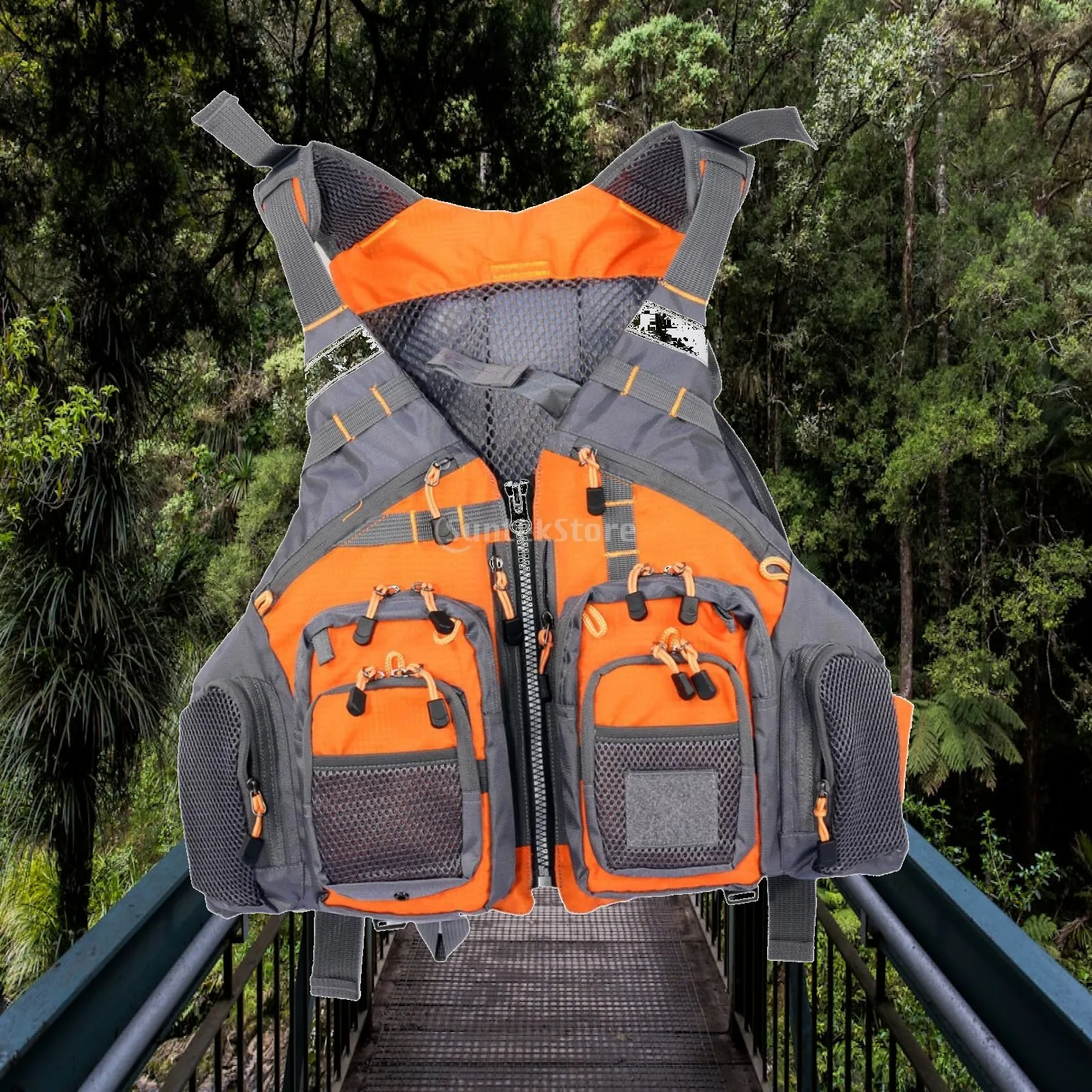Fishing Vest for Adults Multipurpose Reflective Practical Life Vest Multi