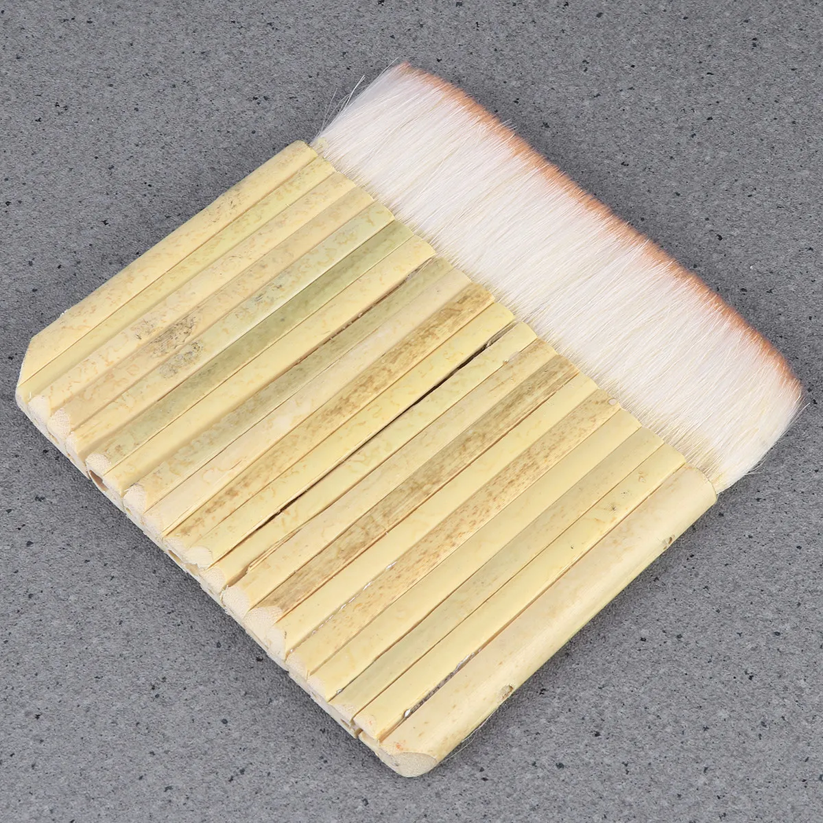 1Pcs Premium Bamboo Tube Wide Brush Pen Set Oil Acrylic Painting Watercolor Wash Sizing Gluing Pottery Large Surface Wool Tip