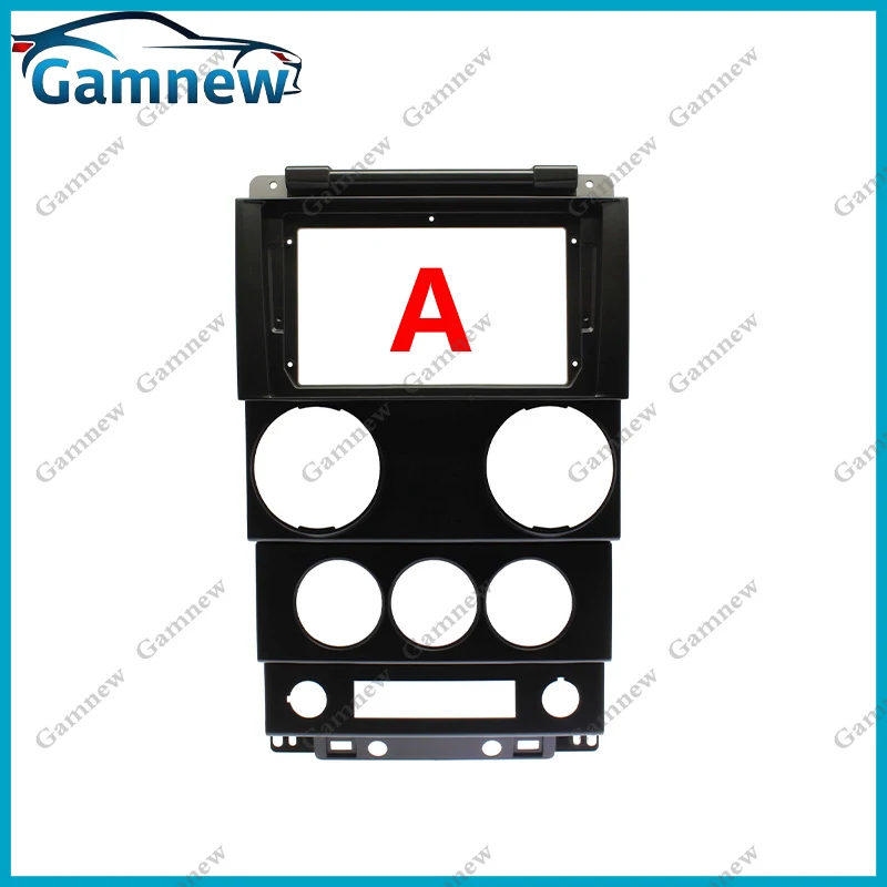9 Inch Car Frame Fascia Adapter Canbus Box Decoder Android Radio Fitting Panel Kit For Jeep Wrangler 3 (JK) 2007-2010