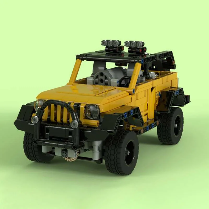 

769PCS Off-Road Wranglerses Moc Building Blocks, Detailed SUV Assembly Set, Collector's Display Toy Gift for Car Enthusiasts