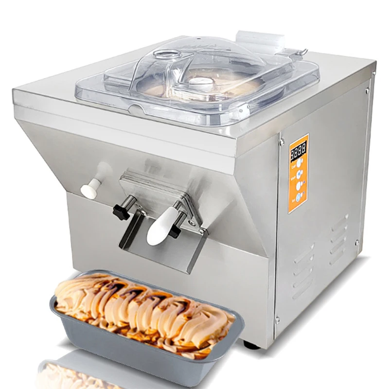 

Desktop Stainless Steel Ice Cream Machine Turkish Italian Hard Ice Cream Ice Cream Machine Cafe Cold Drink Shop