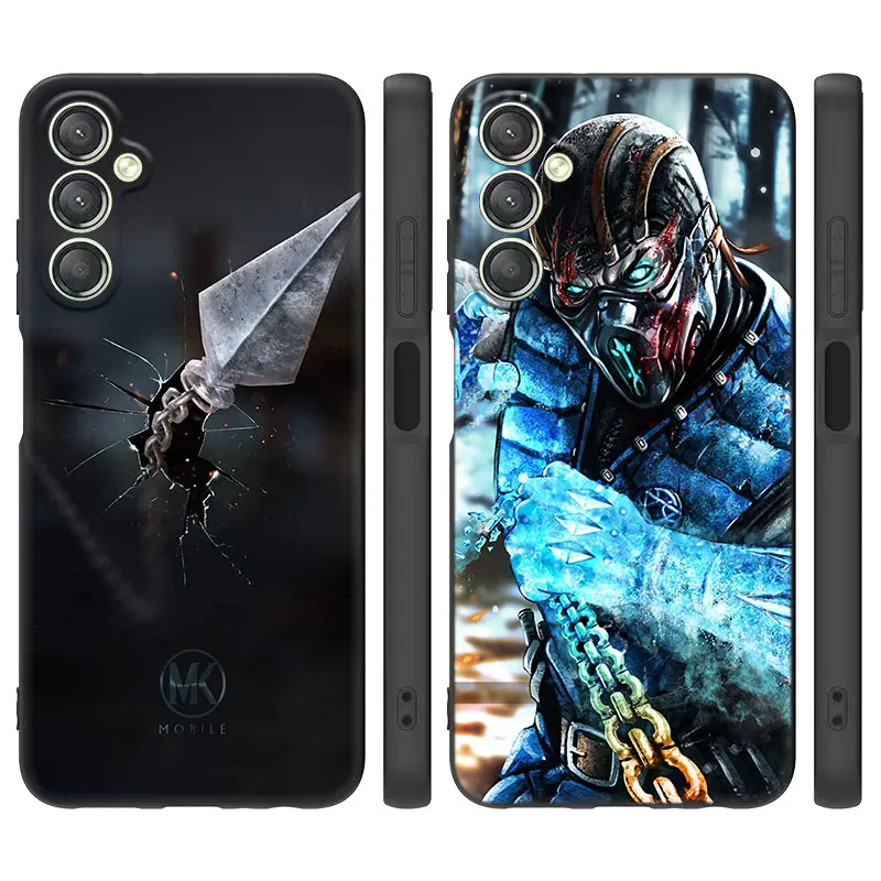 Game Mortal Kombat Black Case For Samsung Galaxy A15 A14 A05 A34 A54 A52S A53 A33 A23 A24 A13 A12 A22 A32 A50 A51 A70 A71 A73 5G