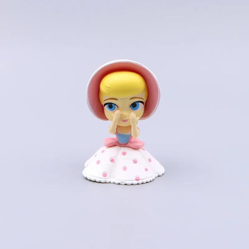 4 ชิ้น/เซ็ตอะนิเมะ Toy Story ซ่อนและค้นหาเครื่องประดับ Woody Slinky สุนัข Bo Peep Action Figure เดสก์ท็อปชุดตกแต่งของขวัญ