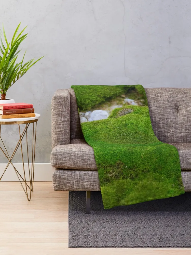 World of Moss II Throw Blanket