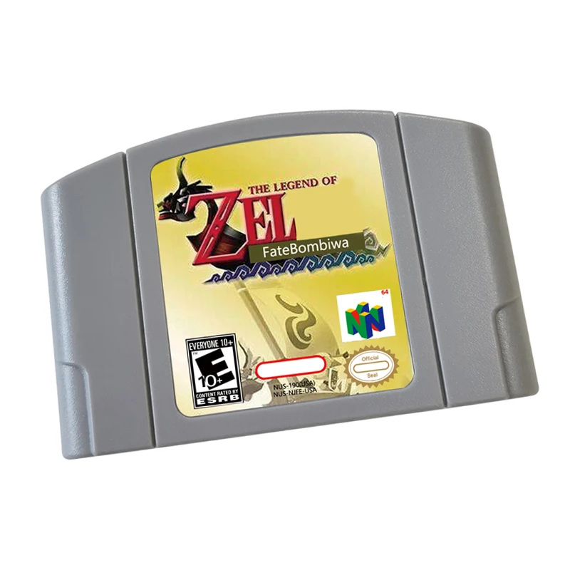 Zel FateBombiwa Video Game Cartridge Card - Compatible model N64 – English - US Version