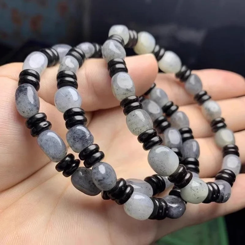 Manufacturer Xinjiang Hetian Multi-Gem Live Streaming Benefits Natural Jade Bracelet Wholesale