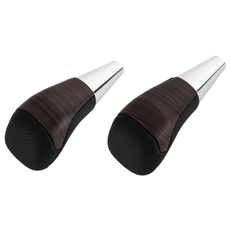 

Hot-A015-Car Wood Grain Shift Head Gearbox Shift Lever Head For Toyota Domineering Prado