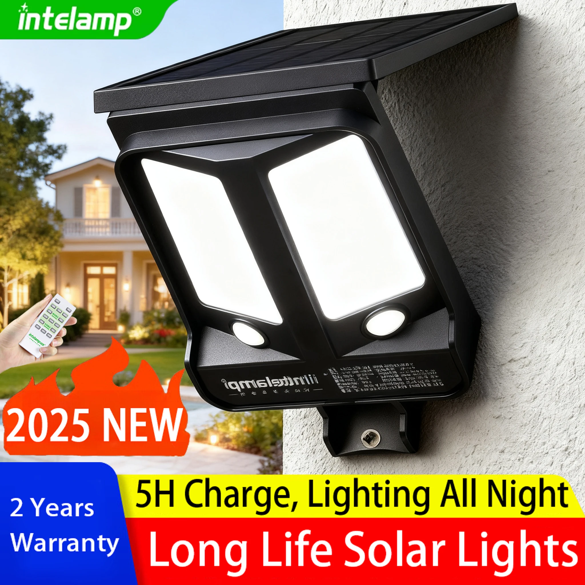 ソーラーライト-屋外用-3モード-モーションセンサー-超高輝度-ウォールランプ-ip65-防水-街路灯-庭園-歩道-車庫用